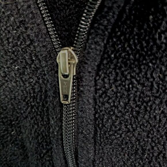Patagonia Synchilla Mens XXL Black Fleece Pullover Quarter Zip Vintage 90s - Picture 9 of 11